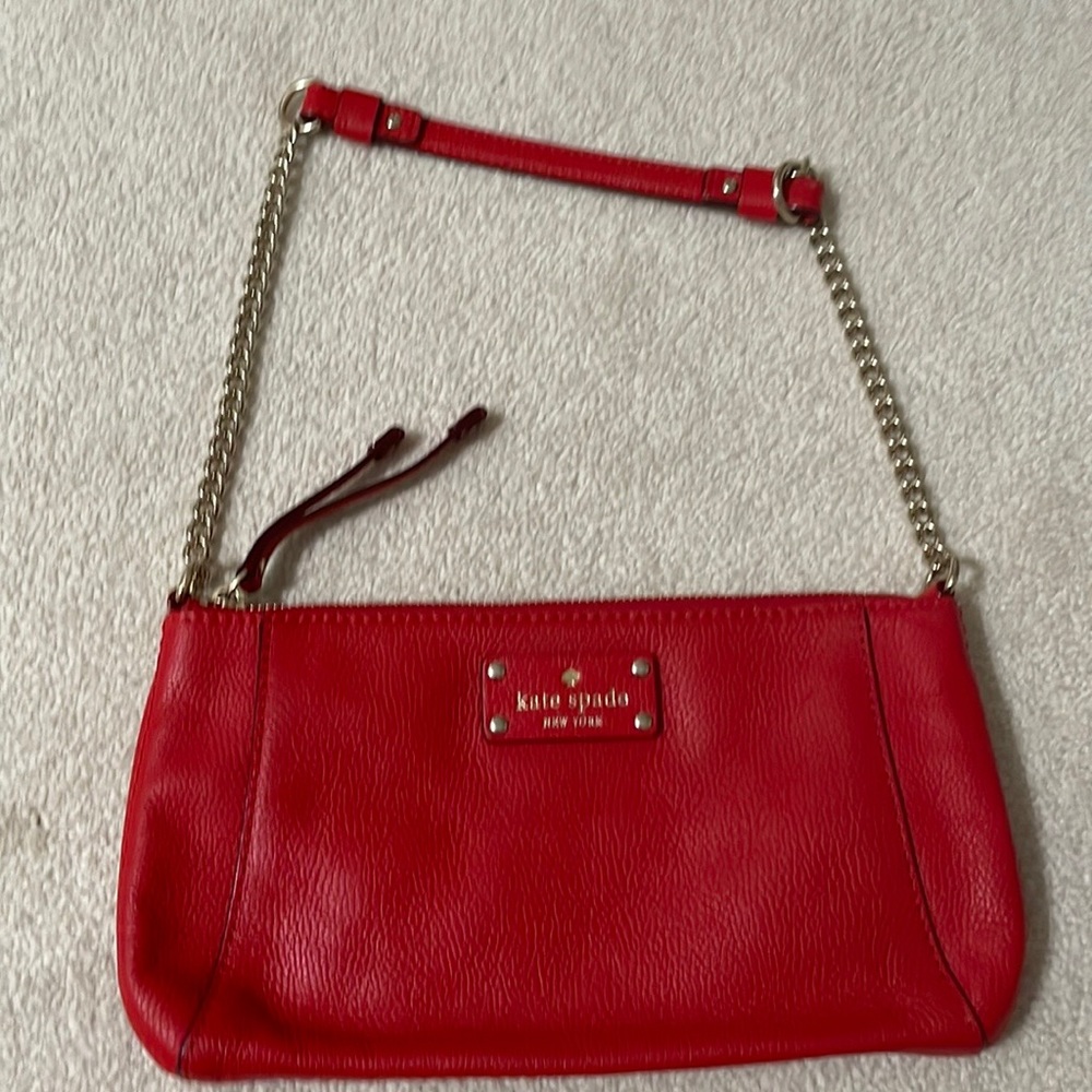 Kate spade red shoulder bag